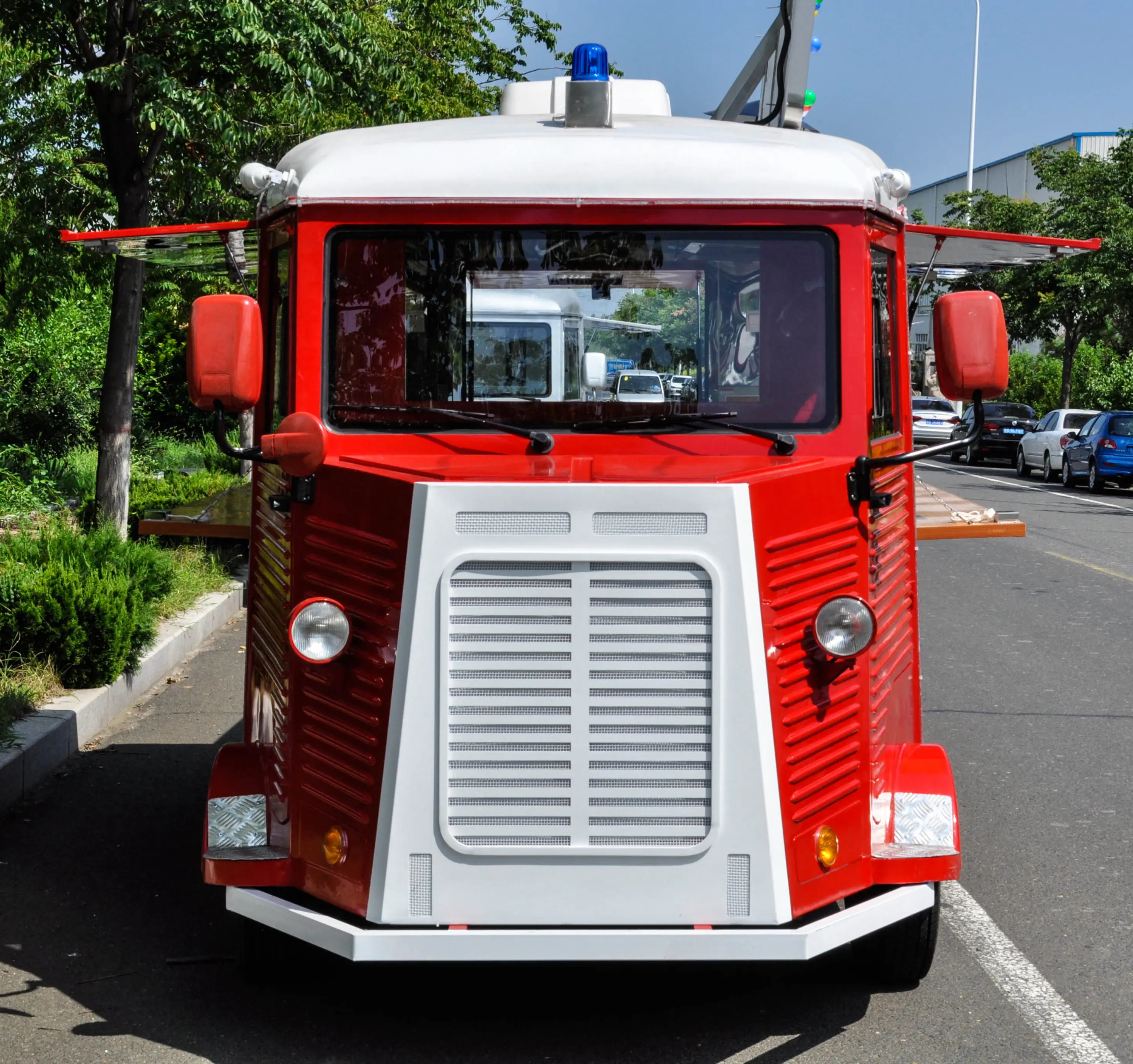 restaurant & hotel supplies Street snack vending equipment newly food trailer Ice Cream Cart