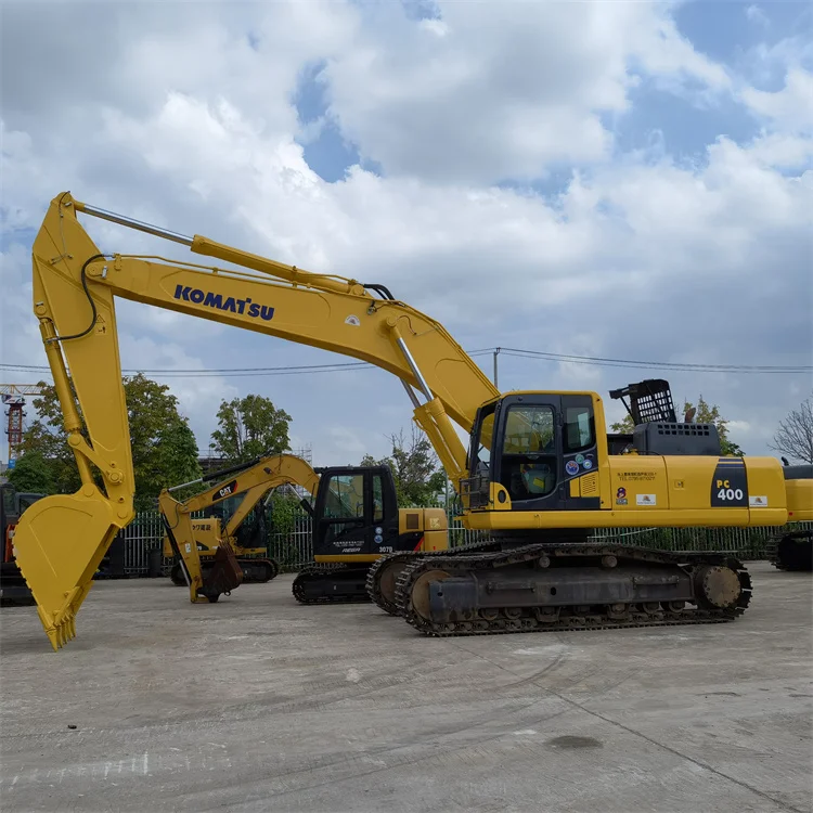 Подержанный Komatsu PC400 японский импортный высококачественный оригинальный экскаватор дешевая цена экологически чистый двигатель с турбонаддувом