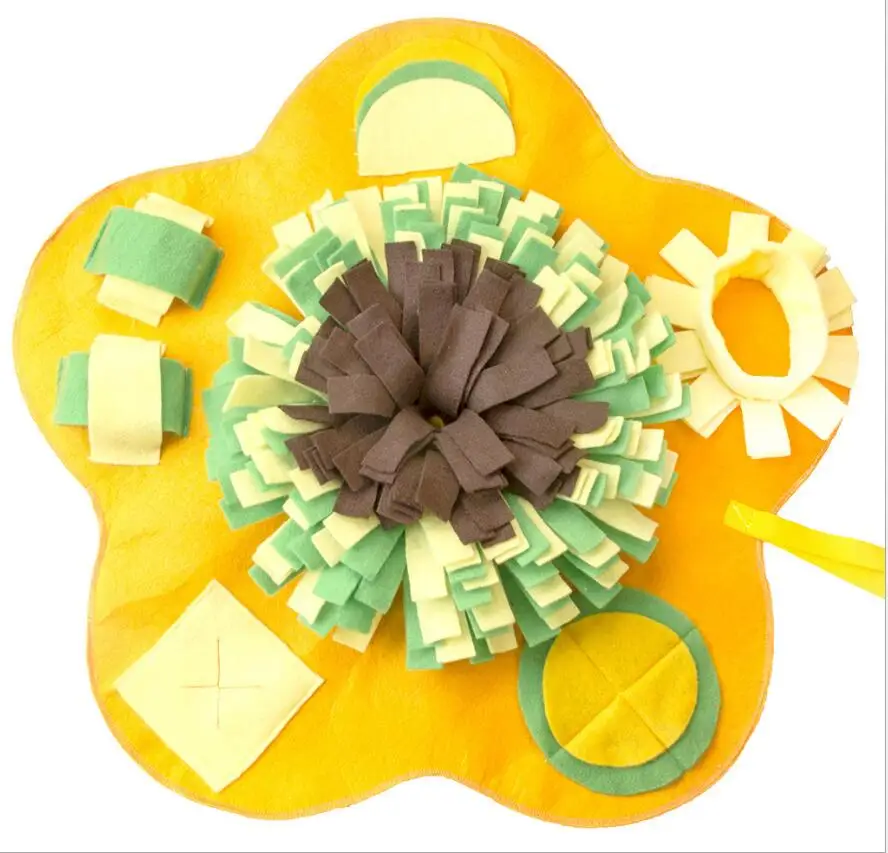 
Puzzle Toy Pet Dog Snuffle Training Blanket Pad Mat For Cats Dogs 