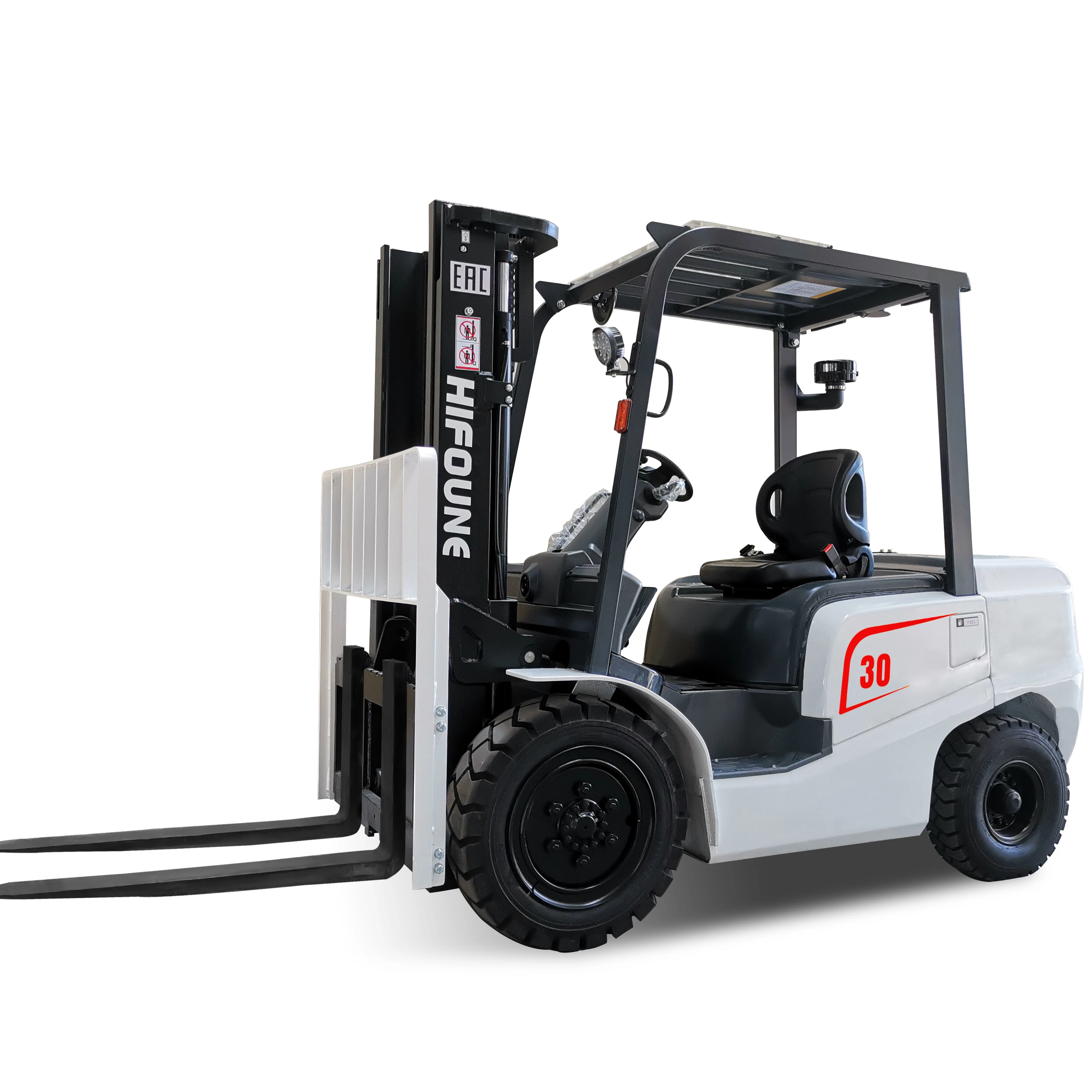 Hifoune new balance 4 wheel diesel 3 ton diesel container forklift with attachment