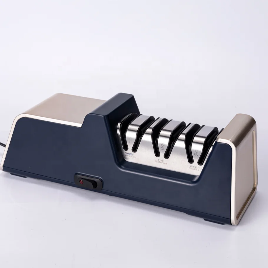 Kitchen Appliance Multi-Angle Sharpening Tool 3-Stage Electric Knife Sharpener for ceramic knives