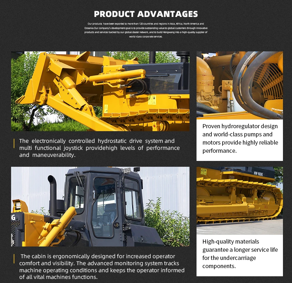 Hot sale bull dozer Bulldozer machine Crawler mini Bulldozer