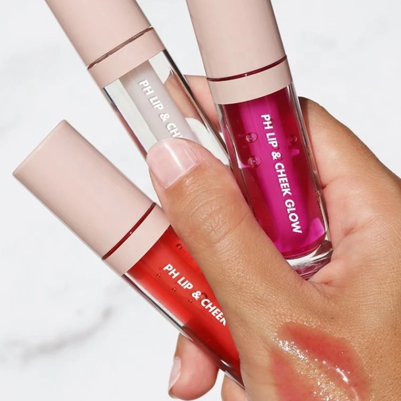 Makeup Vegan Custom Logo Color Changing Pigmented Tint Cheek Wholesale Flavoring Lip Oil