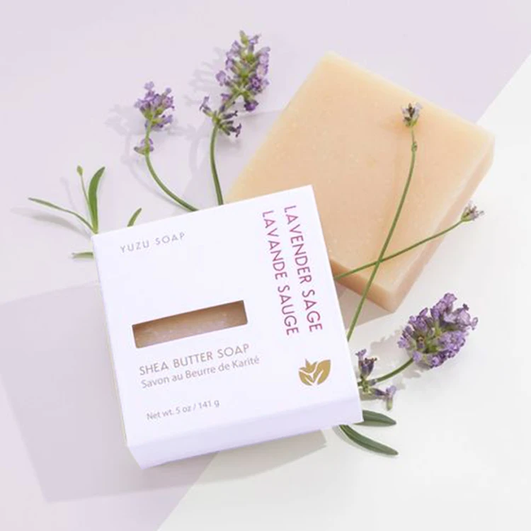 Square Luxury Paper handmade eco-friendly biodegradable soap packaging