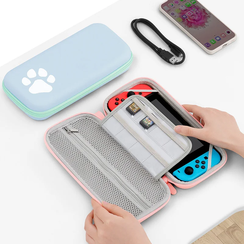  Симпатичный цветной чехол для Nintendo Switch/Lite 9 в 1 из ЭВА Жесткий Чехол консоли