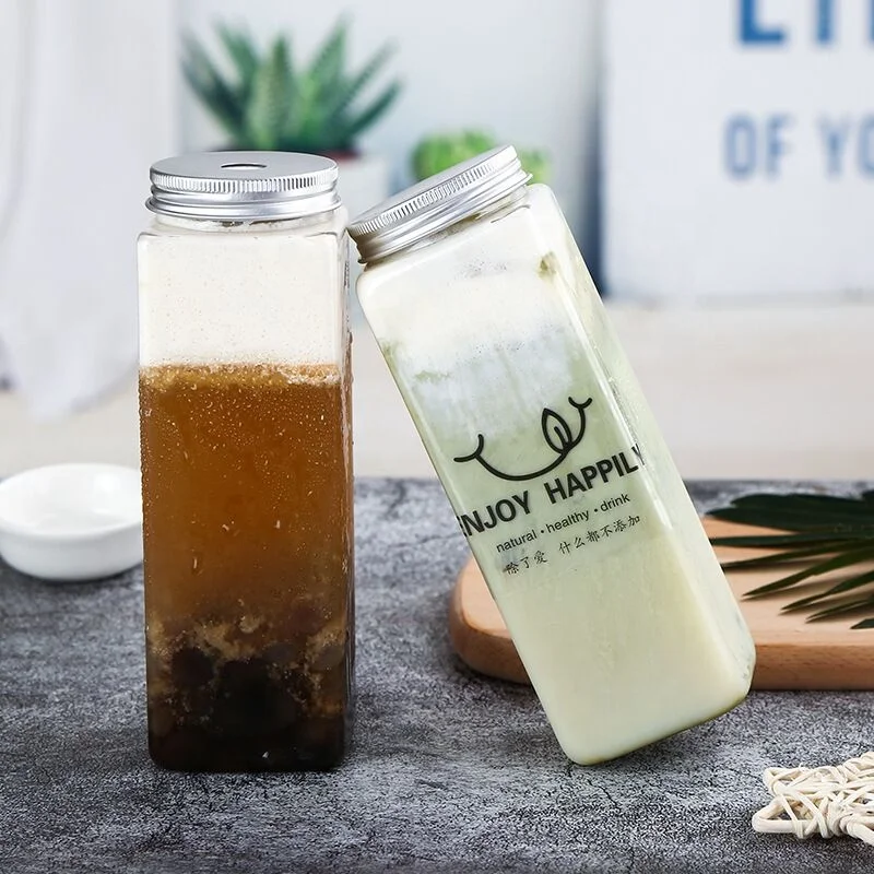 500ml beverage bottle juice packaging cup pet plastic cup disposable bottle