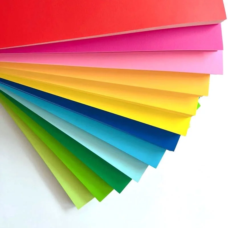 Stationary Multi-colored Color Offset Bond Paper Board Folder with 3pcs Box