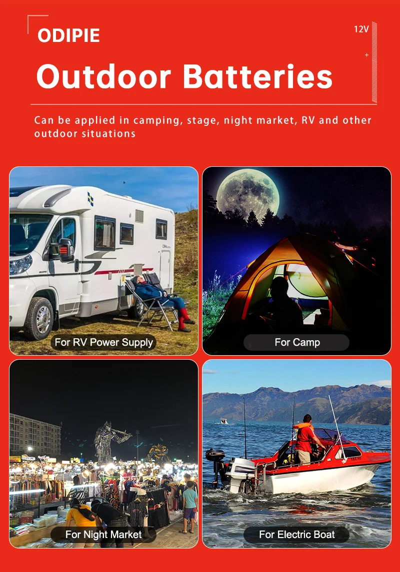 Rechargeable Deep Cycle 12V 200AH 300AH Lifepo4 Lithium Ion Battery Solar 12 Volt Suitable for mobile router, outdoor monitoring