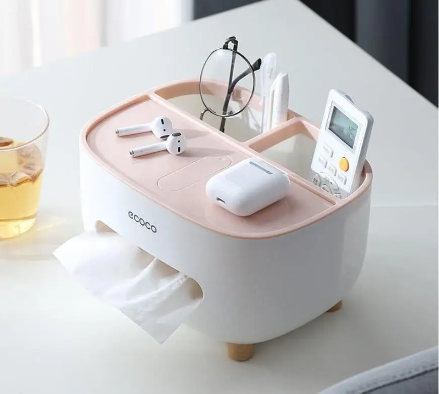 Remote control pumping box home living room dining room coffee table multifunctional storage tissue box