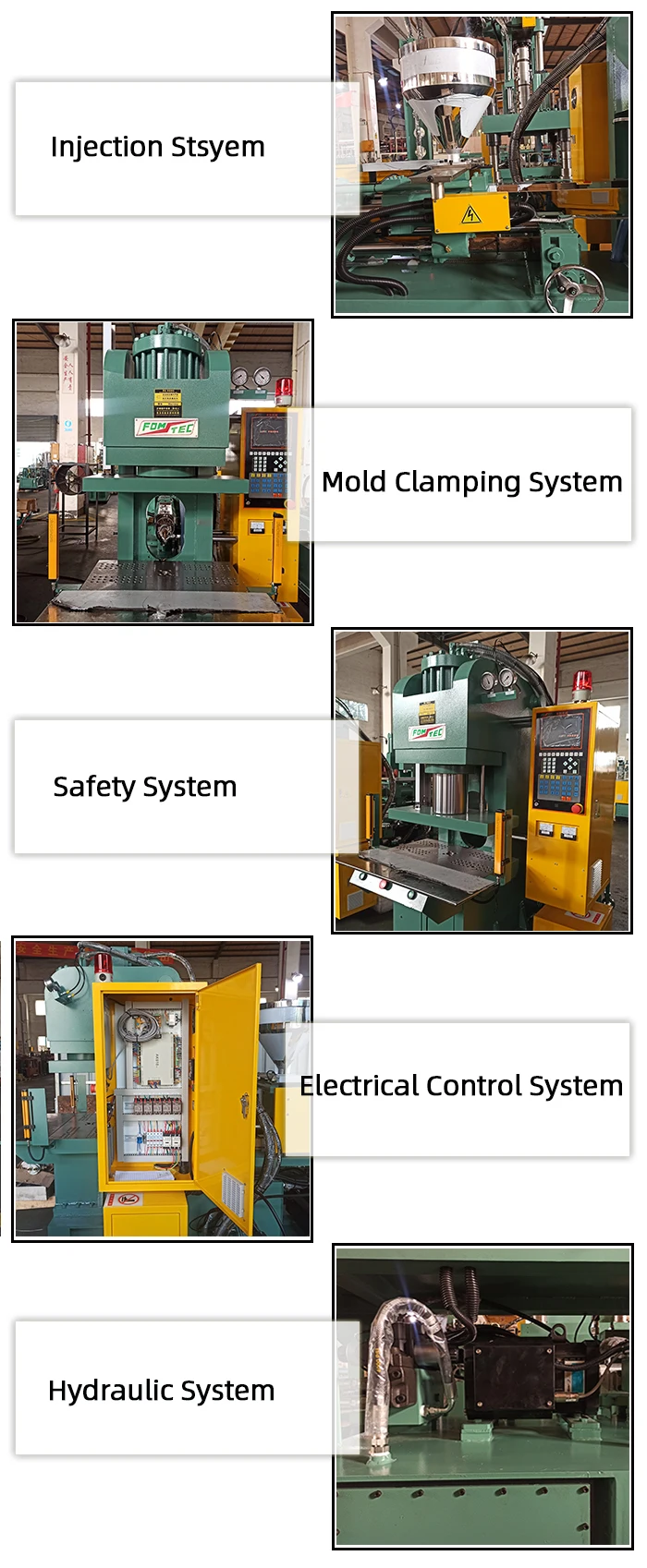 TIE BAR LESS PLASTIC INJECTION MOLDING MACHINE
