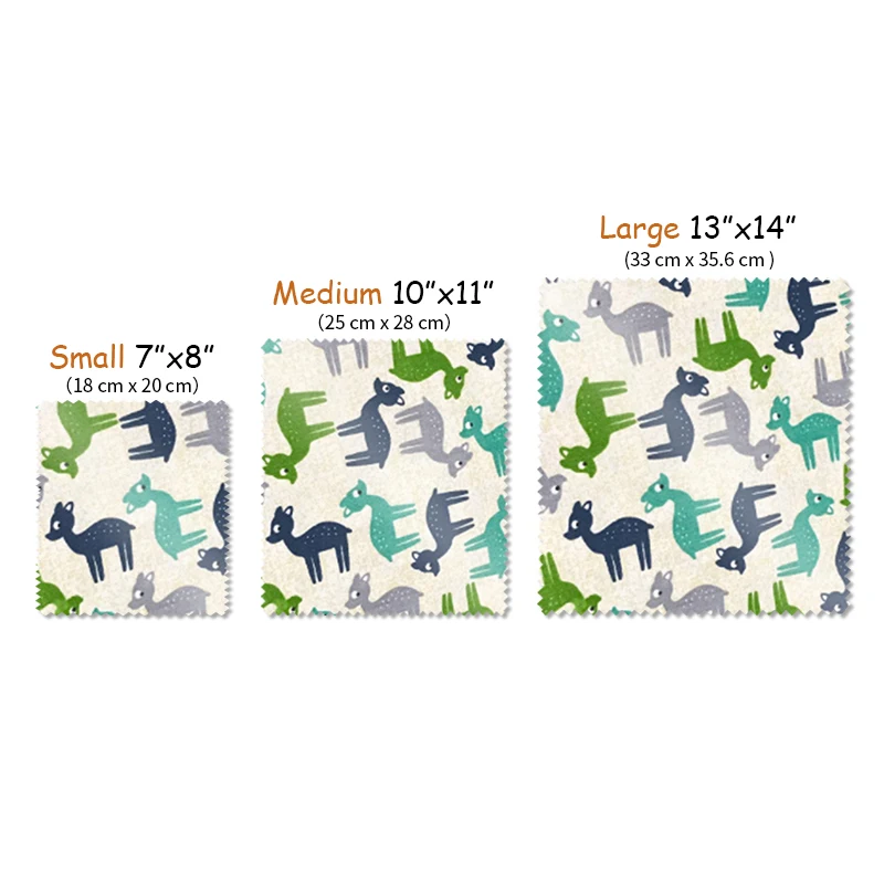 2022 Reusable Bee Wax Food Paper Organic Beeswax Wrap a Grade Food Fruit Fresh Keeping Bag Packaging Paper Card/envelope Cotton