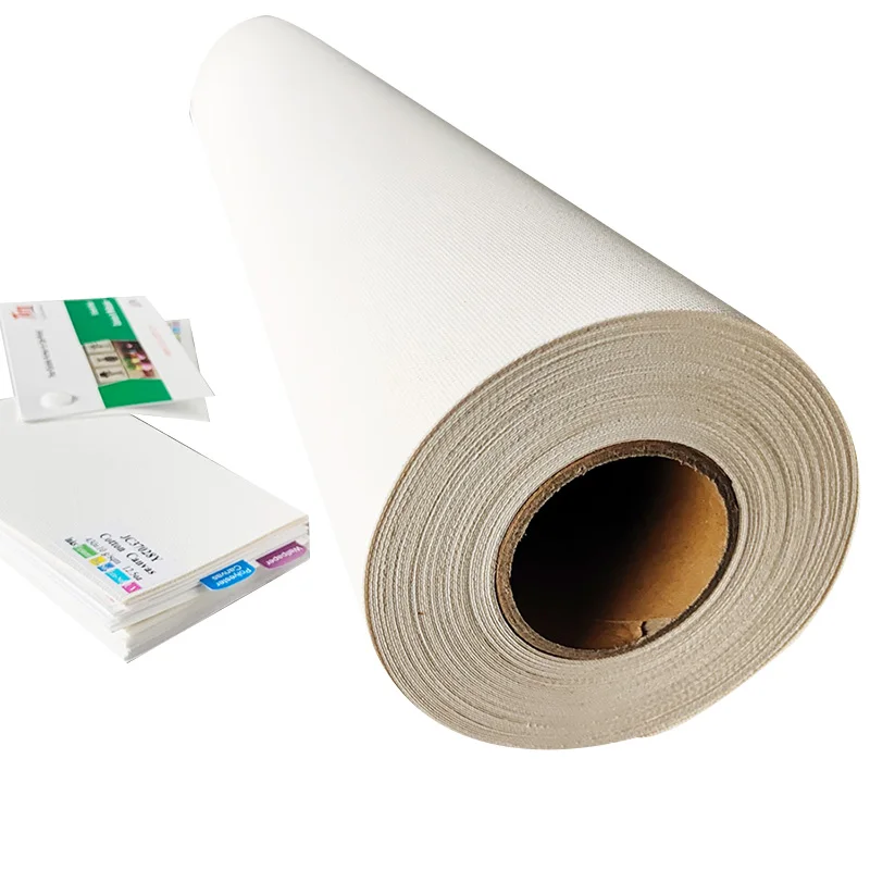 Best Quality Canvas Fabric For Digital Printing Waterproof 100% Cotton Canvas Rolls
