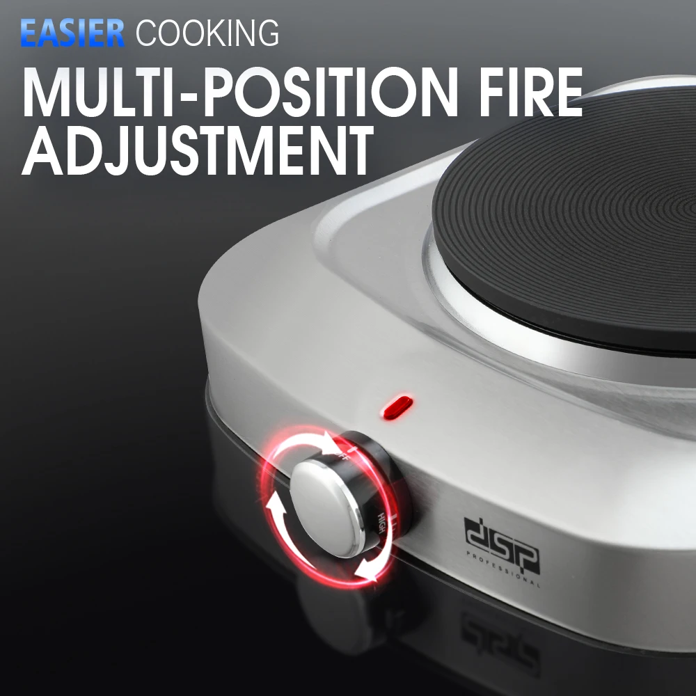 DSP Hot Sale 2023 220V 1500W Single Plate Electric Stove Cooking Electric Cooker Electric Hot Plates