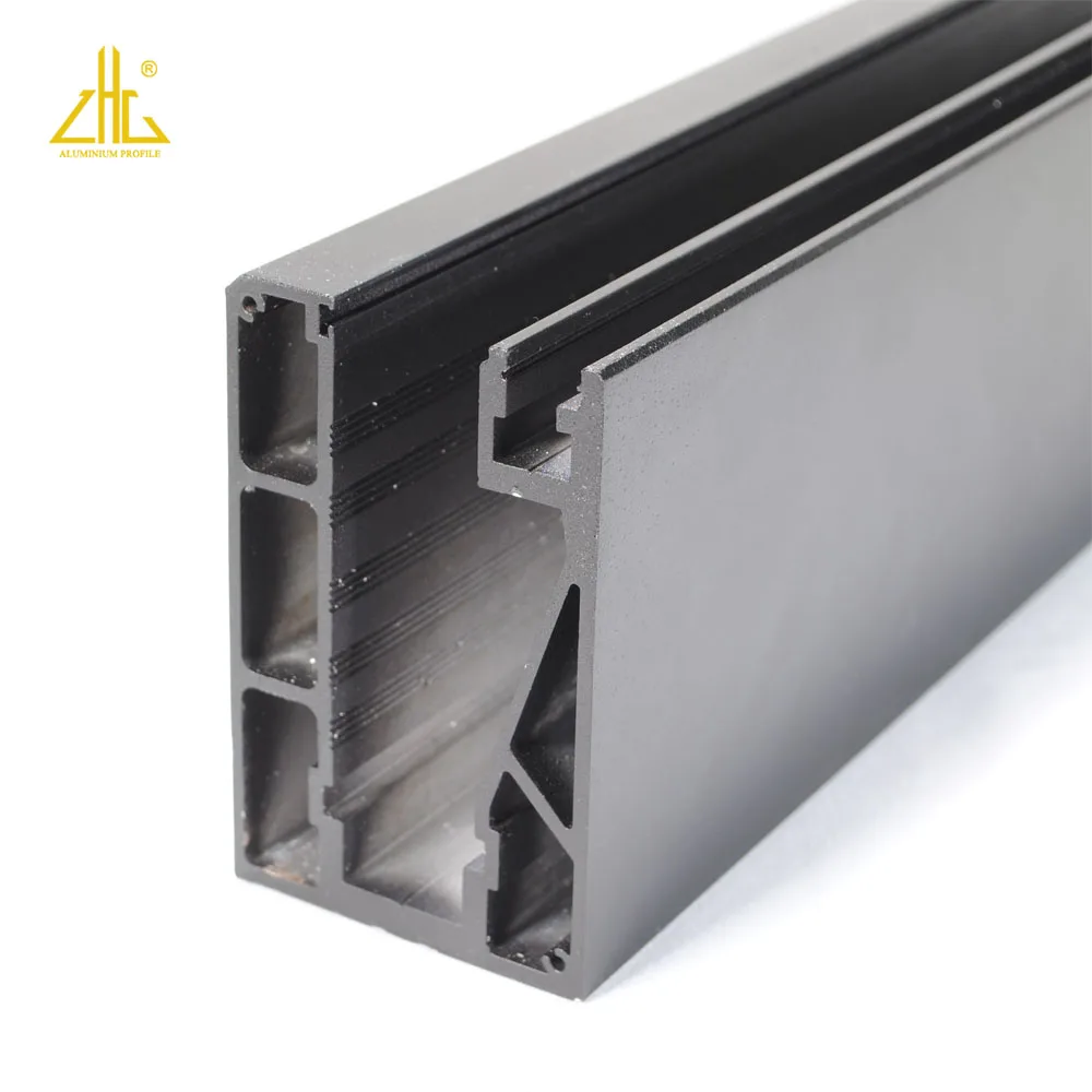 ZHONGLIAN Aluminum Anodized 6063 Extruded Custom glass railing posts for balcony and pool