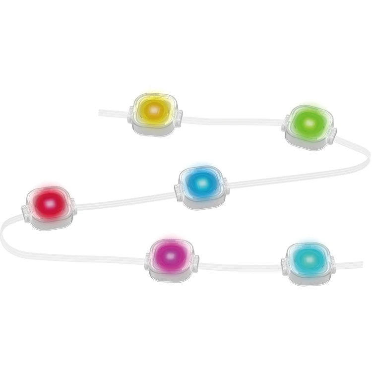 Smart RGBIC IP65 Waterproof  Eaves Lights Permanent Outdoor point Lights for Roof Garden decoration