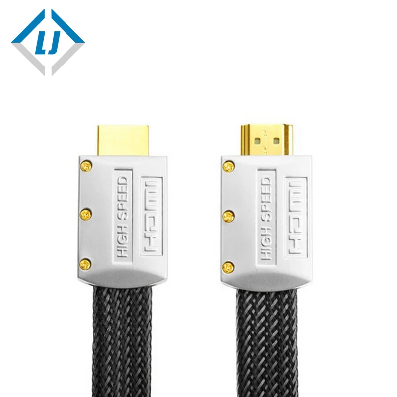 Цинковый сплав awm 20276 мини плоский кабель hdmi 1,4 мужчин и мужчин