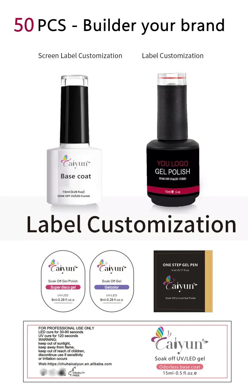 15ml Long Lasting Hema Free Tpo Free No Burn 60 Colors Easy To Do Nail Extension Builder Nail Gel