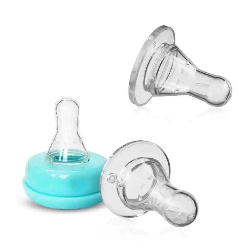 Standard neck baby bottle silicone nipple does not contain bisphenol A