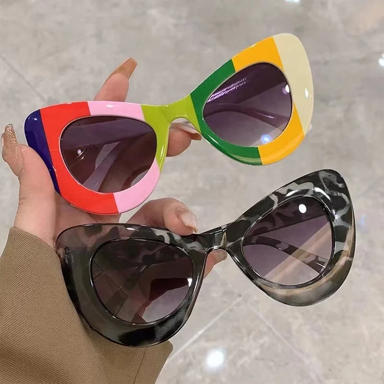 5141 Latest Fashion Cat Eye Sunglasses Wholesale Retro Shades Sunglasses For Women 2022