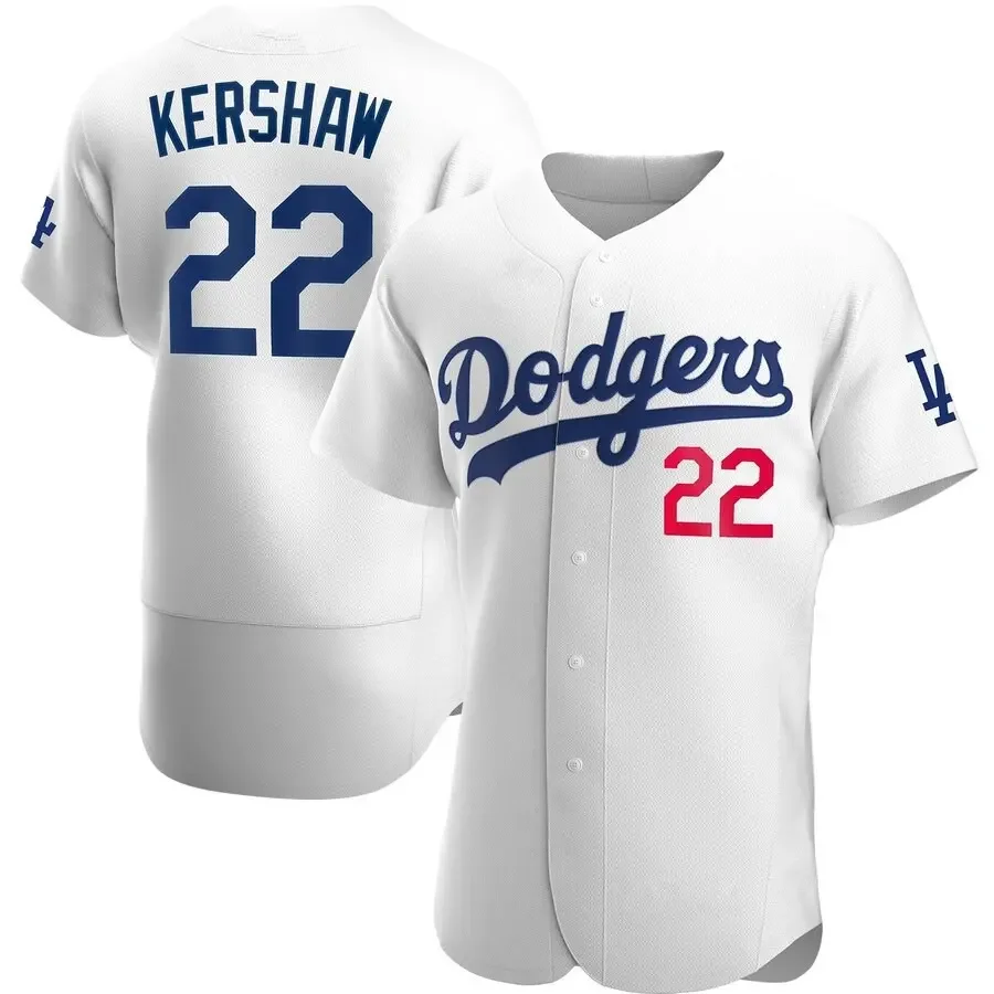 Wholesale Stitched Baseball Jersey Los Angeles 5 Freddie Freeman 22 Kershaw Personalized Printed Your Name Number Team Jersey