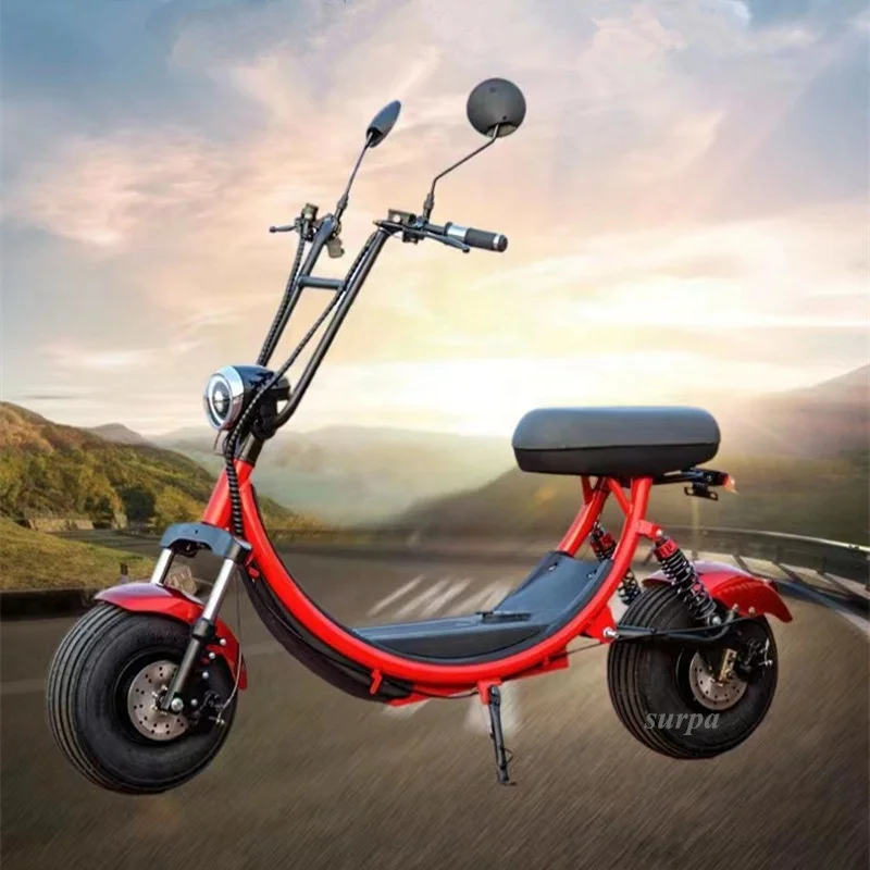 1000w 48v12ah/20ah lithium battery mini citycoco kids fat tire electric scooter/vehicle/car/motorcycle