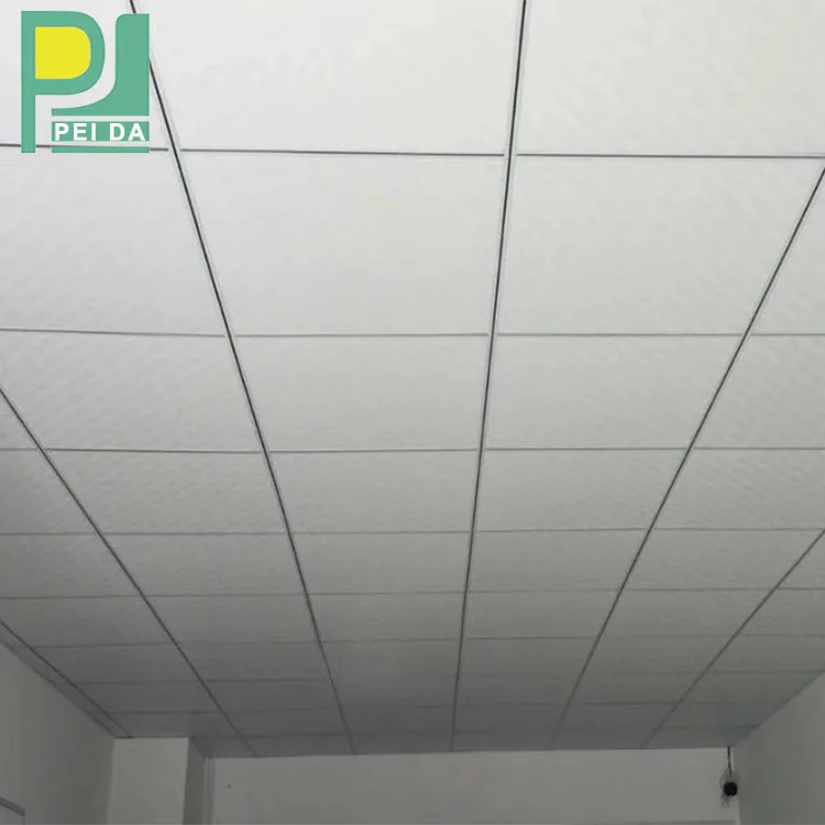 Hanging Ceiling Veneer Gypsum Ceiling Board Panels For Residential