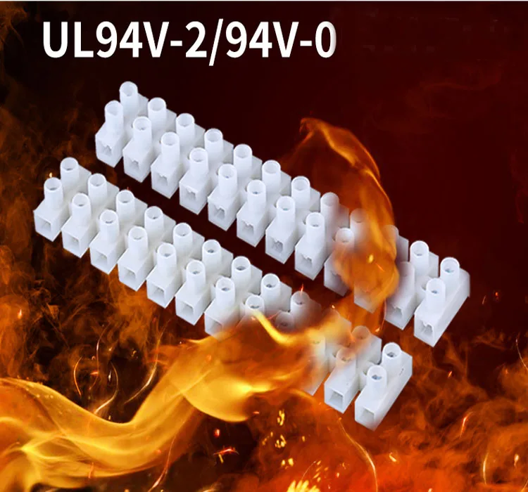 500V Nylon PA terminal Block PA12 wires 6.0mm2 AWG10 wires connecting screw-type cable joint connector