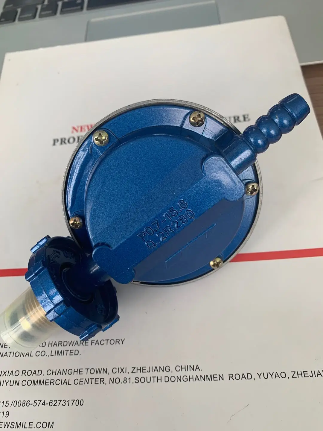 China source factory wholesale safety high quality aluminium gas lpg regulator with gas pipe hose