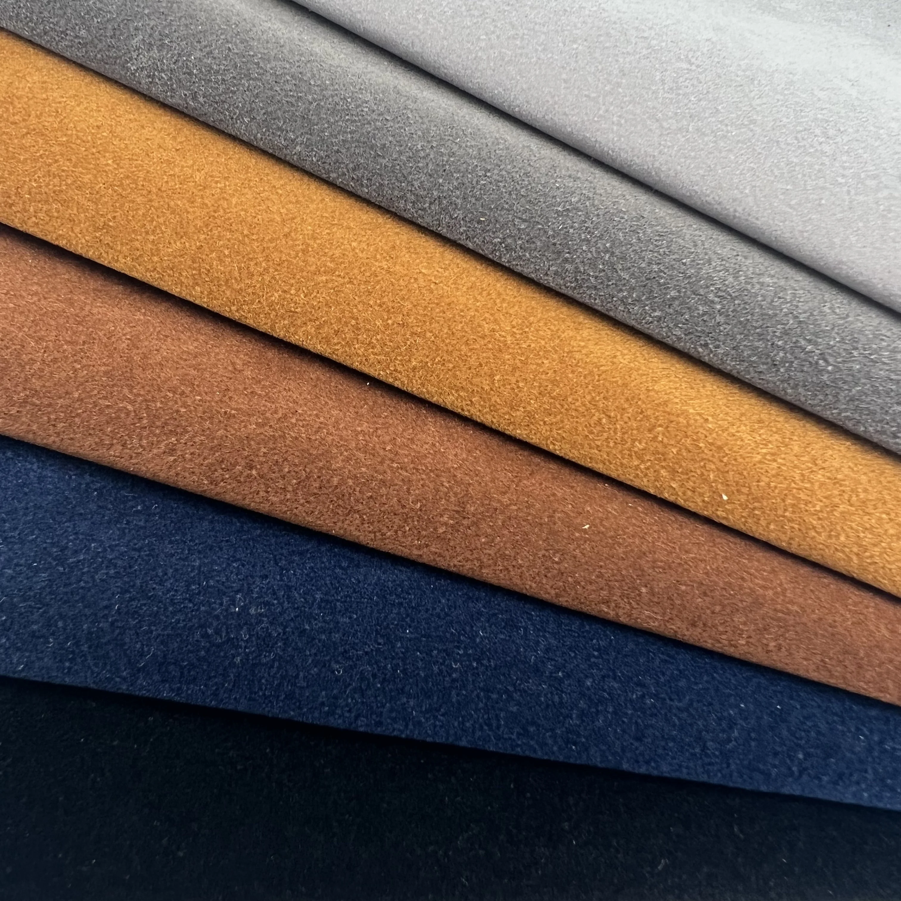 One-Sided Flocking Vent Fabric With Glue for Textiles & Leather Products for Shoe Leather & Fabric