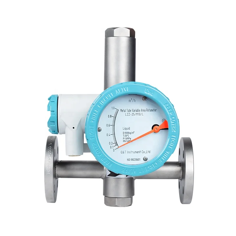 High-precision Metal Tube Rotor Flowmeter 4-20ma Output Anti-corrosion Liquid Flowmeters Rotameter Flow Meter