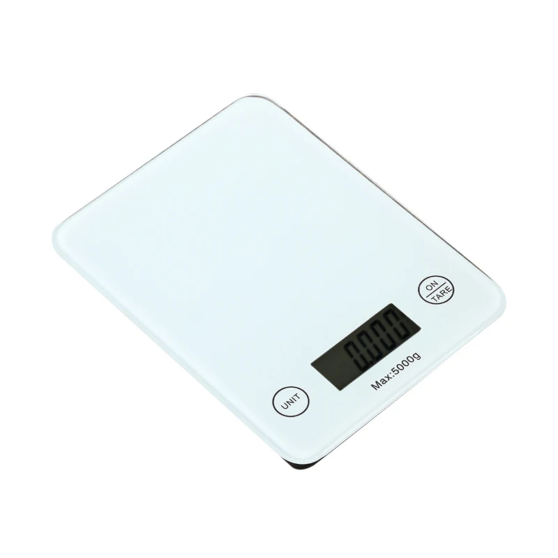Tare Function 5kg Extra-Large Glass Digital LCD Display Kitchen Scale