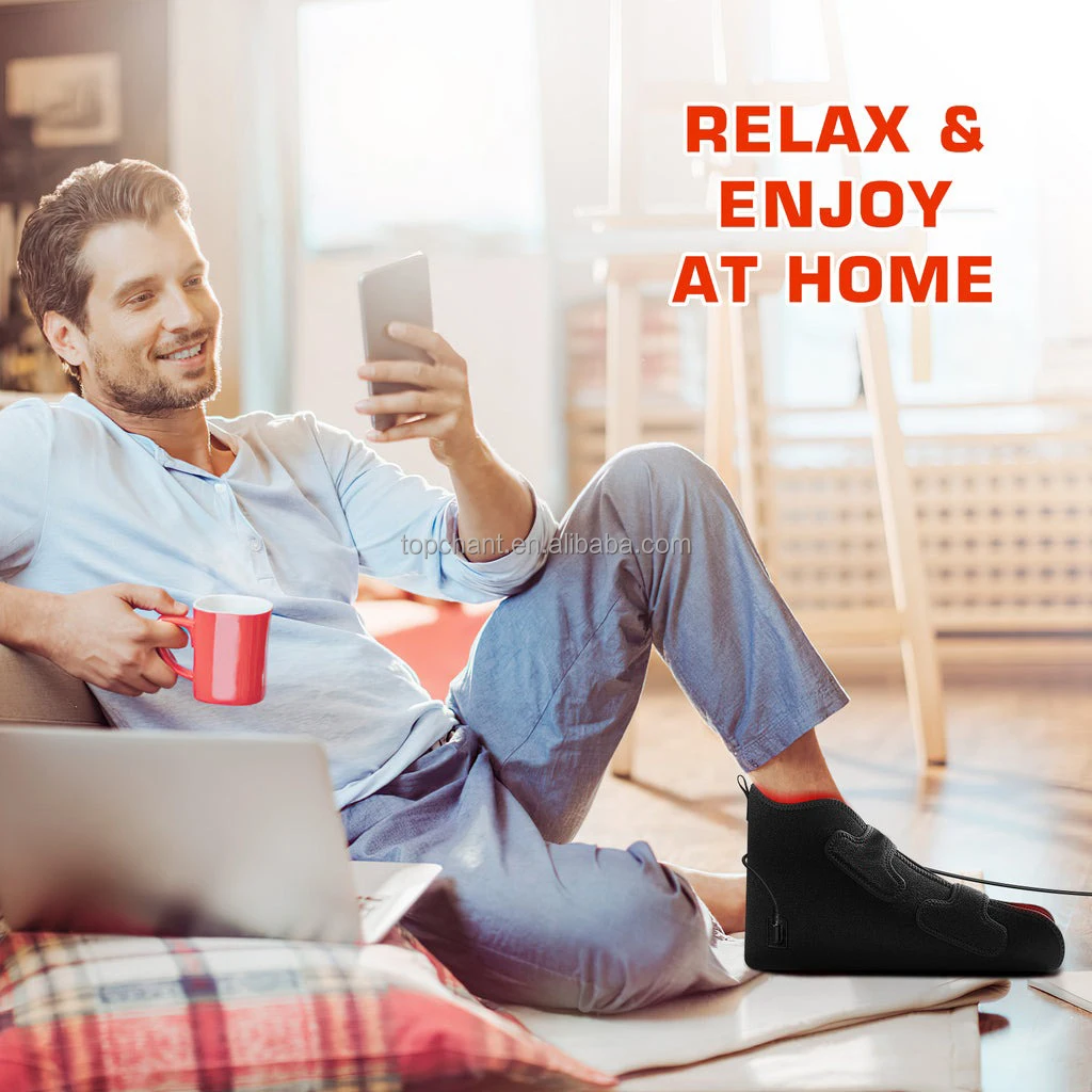 Rechargeable Red & Near Infrared Red Light Therapy Shoe With 660nm And 850nm For Cellular Healing Health Care Products