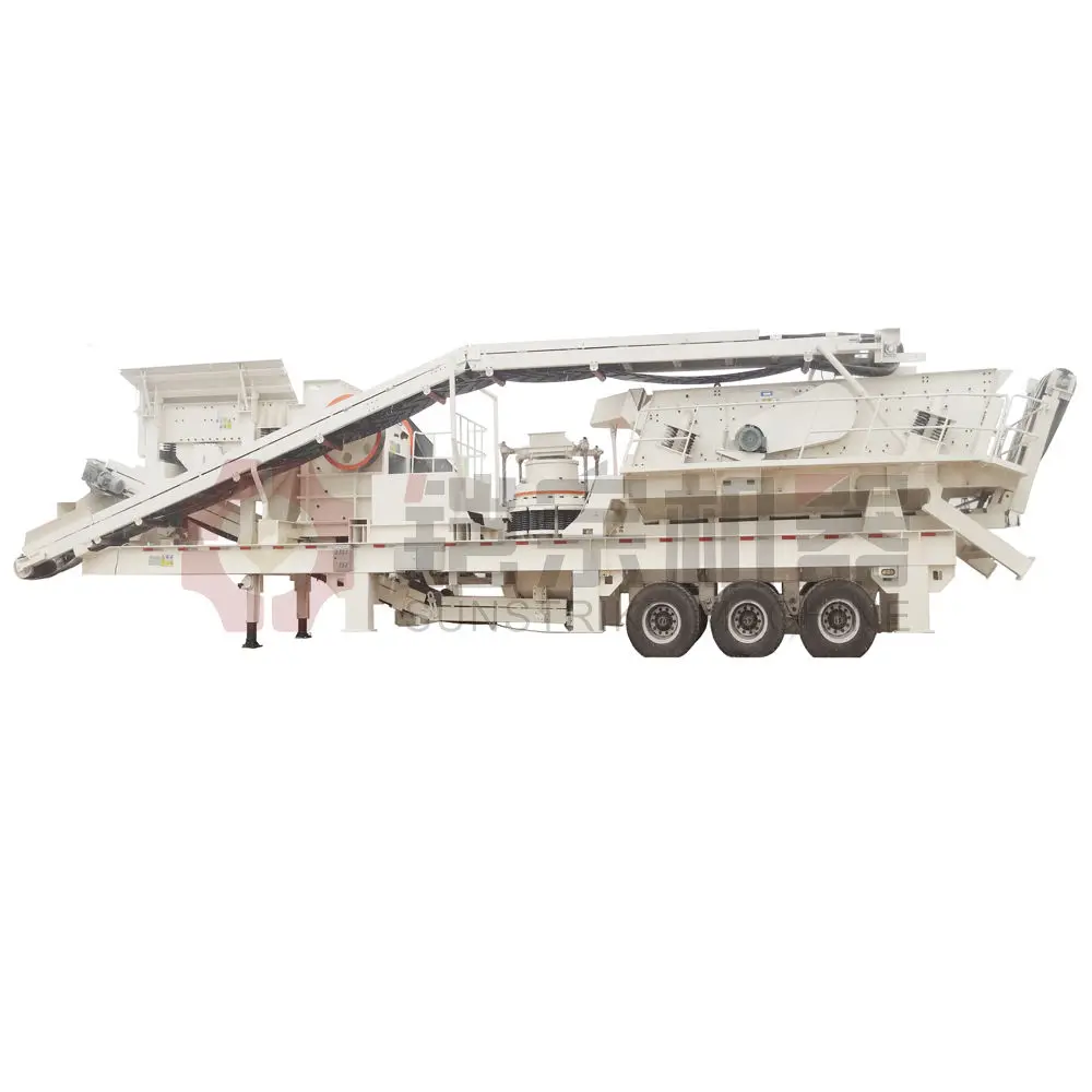 
Used Small Mobile Stone Rock Jaw Crusher Plant with Screening 
