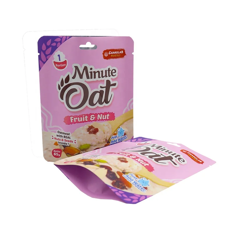 Customized Printed Plastic Bags Middle Seal Flat Mini Candy Sachet Bag Biscuit Packaging Edibles Chocolate Plastic Food Pouch