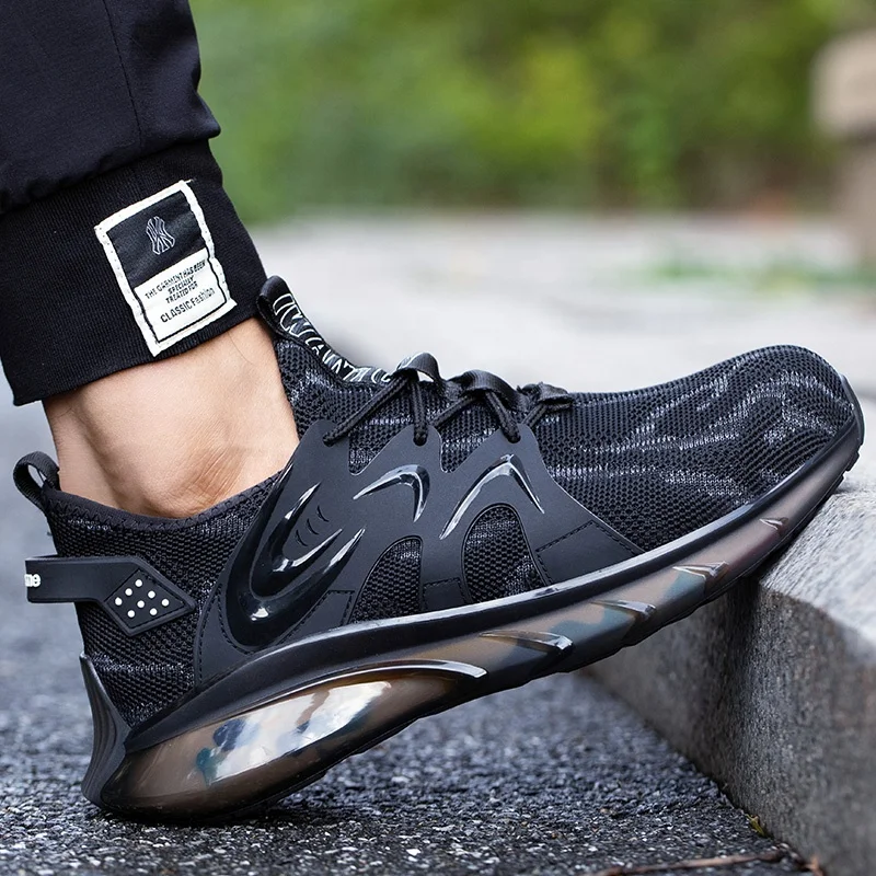 Indestructible Steel Toe Safety Shoes for Men Women Puncture Proof Breathable Working Shoes