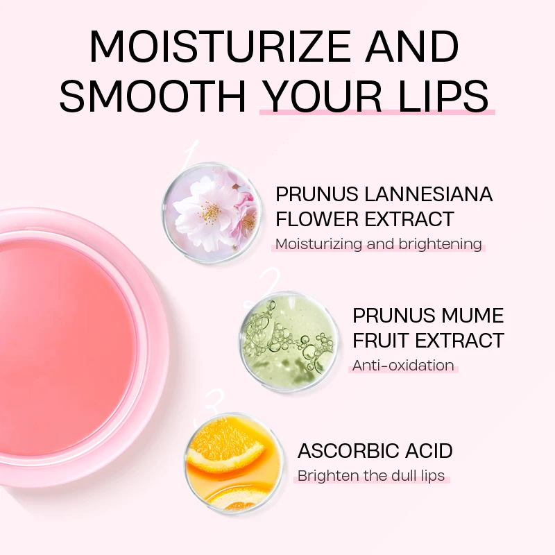 Moisturizing Peeling Reduce Lip Lines Repairing Care Natural Sakura Lip Mask