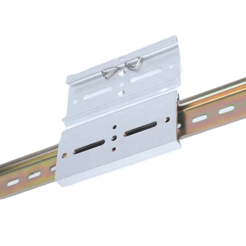 Aluminum installation clip 35mm Din guide rail sleeve Metal aluminium guide rail buckle ,din rail clip