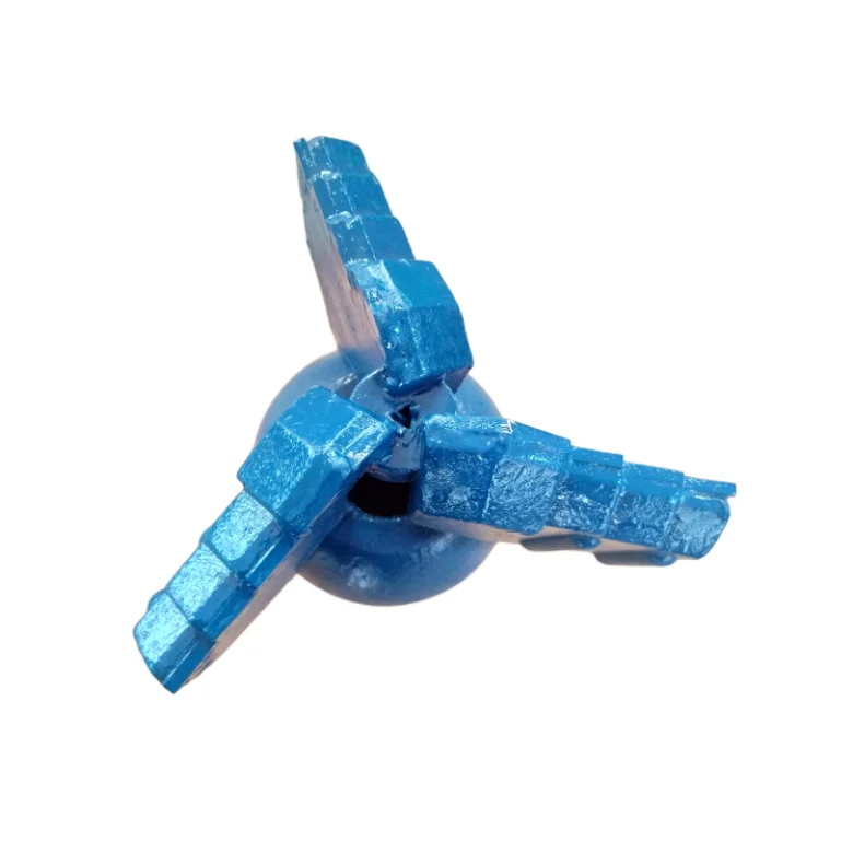 HHWW high quality 6inch carbide Water well drilling  bit three-wing alloy scraper drill bits for Mining Coaling Industry