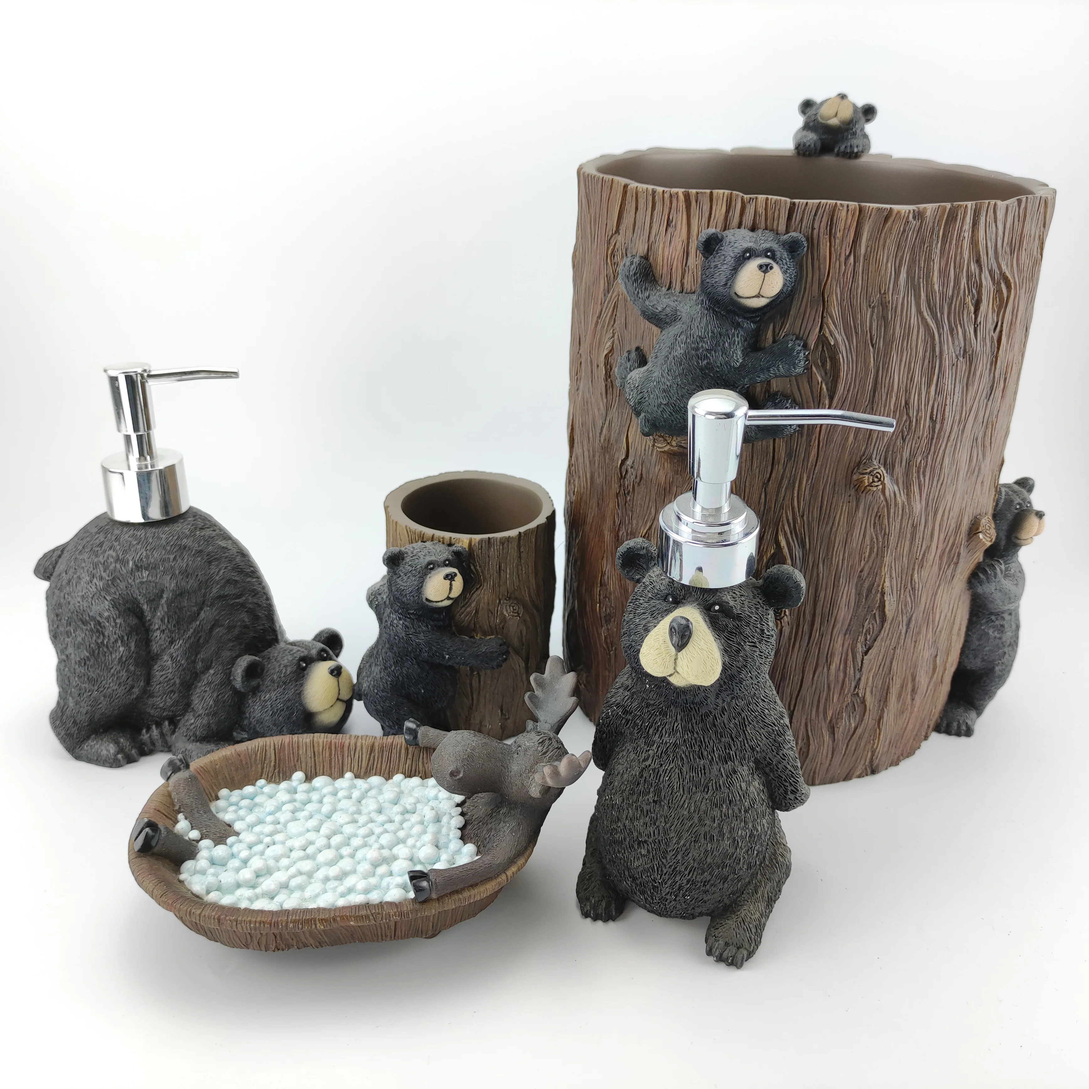 Милые Мультяшные элементы моделирование любимый для детей полирезиновые домашние аксессуары набор аксессуаров ванной комнаты