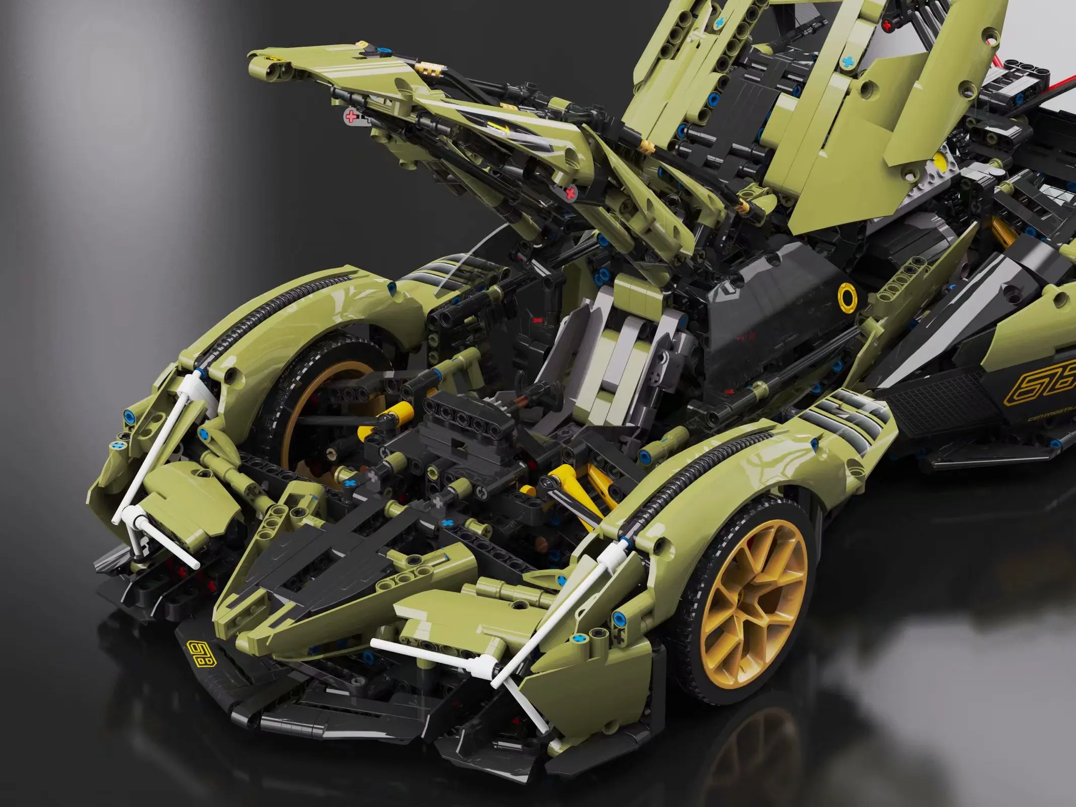 Лидер продаж конструктор Moyu 1:8 Lam borghini RC OEM автомобили техника игрушки для детей
