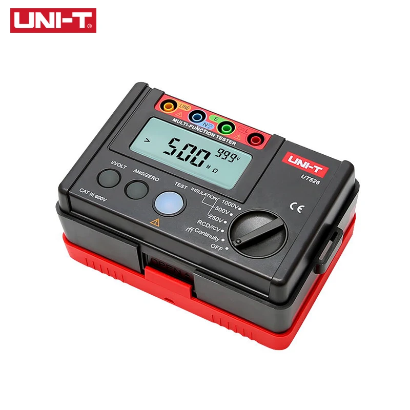 UNI-T UT526 Multifunction Electrical Meter 1000V Display Count 10000 Installation Tester