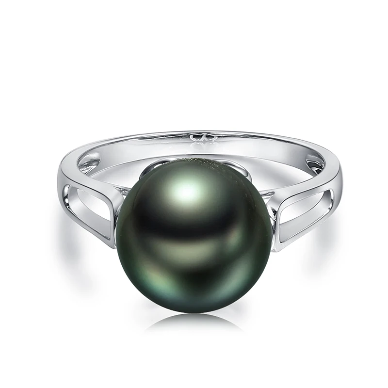 Meidi  jewelry  925 sterling silver freshwater pearl  rings mounting  classical  eternity pearl ring accessory with zircon