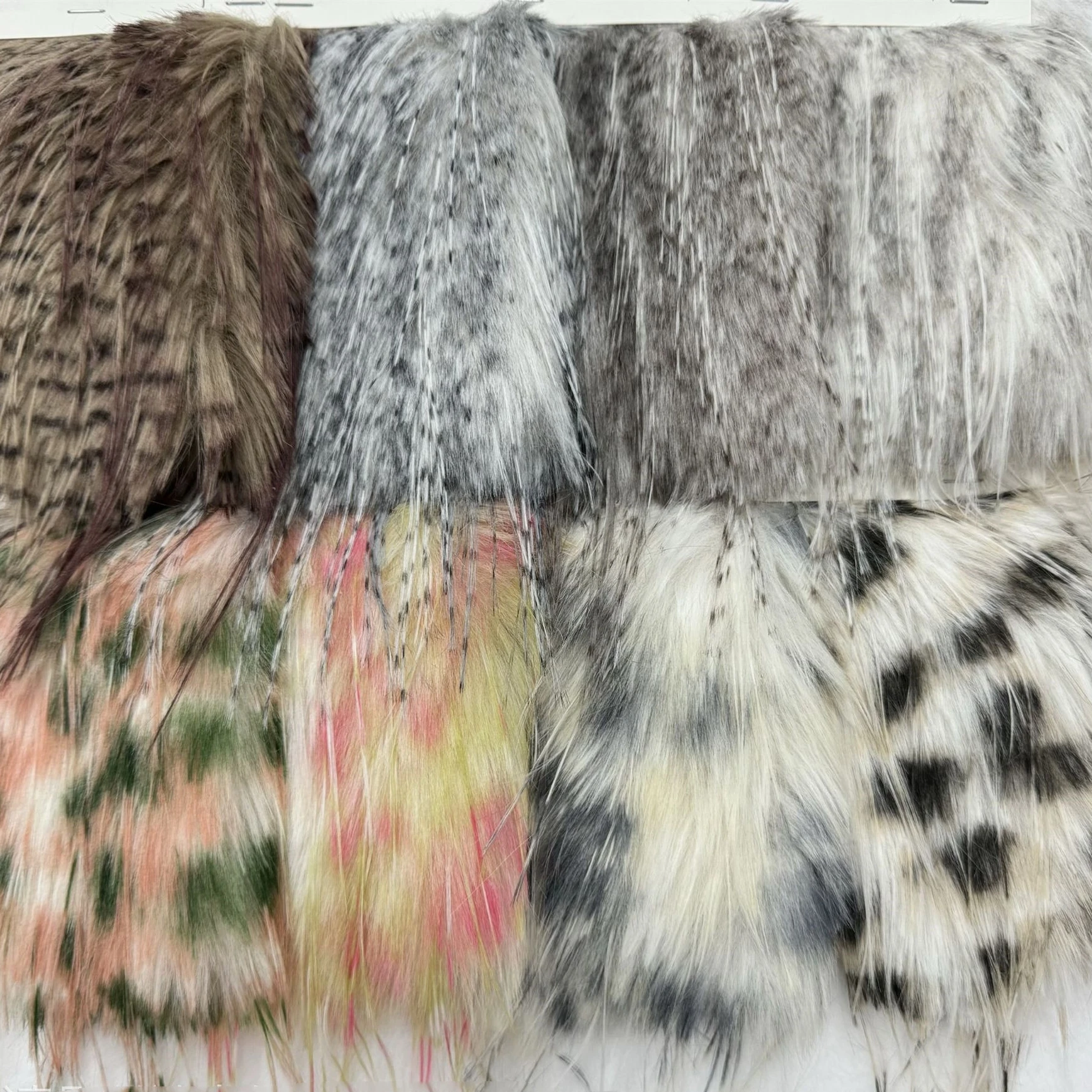 Заводская Распродажа одежды игрушка ярдовая короткая разноцветная пушистая плюшевая ткань из искусственного меха енота