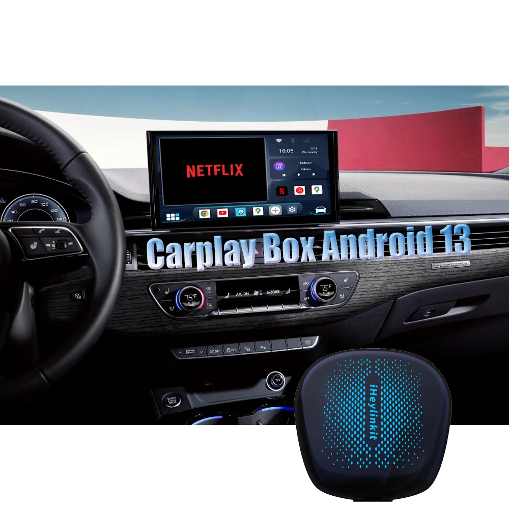 iHeylinkit CarPlay Ai Box android 13 with HD out 4G SIM Card & WIFI hotspot function