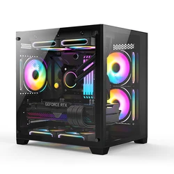 Most Popular High Quality Gaming PC Desktop Computer Gaming RGB ATX Computer Case Frame Chassis & Towers CPU Cabinet