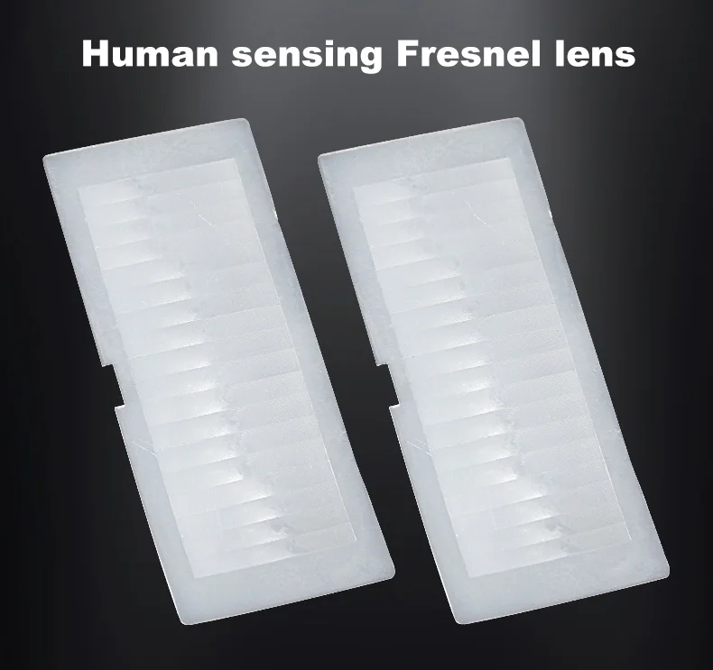 Super quality HDPE Human Motion Detector Lens Square PIR Fresnel Lens Human Body Infrared PIR Sensor HDPE Plastic Fresnel Lens