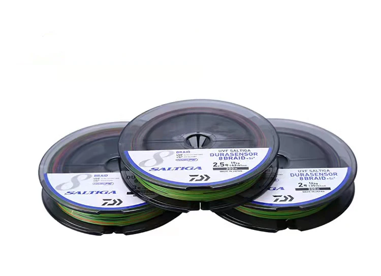 New Original DAIWA SALTIGA Fishing Line 200M 300M 8 Strands Braided PE Line Fishing Tackle 18 26 30 35 66 79 97LB Made in Japan