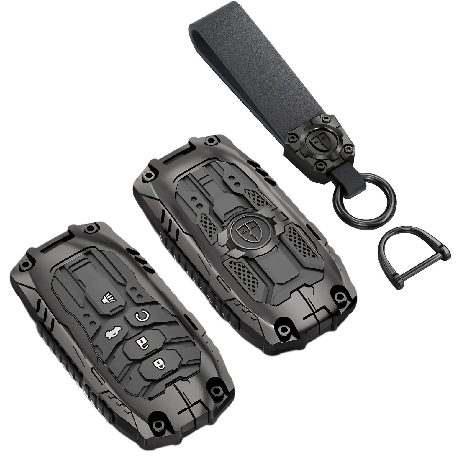 Fit for Honda CR-X Concerto Life BR-V Inspire Ballade Crider Envix Elysion UR-V metal silicone car key case cover