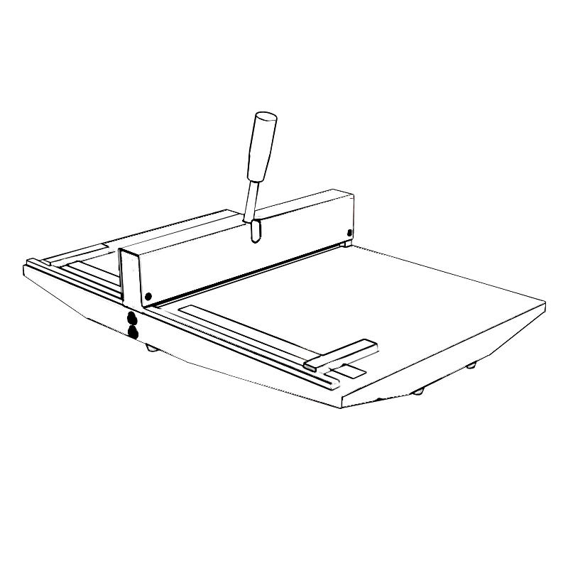 Hot Sale Manual Book Cover Creasing Machine for Office Equipment DC-12B