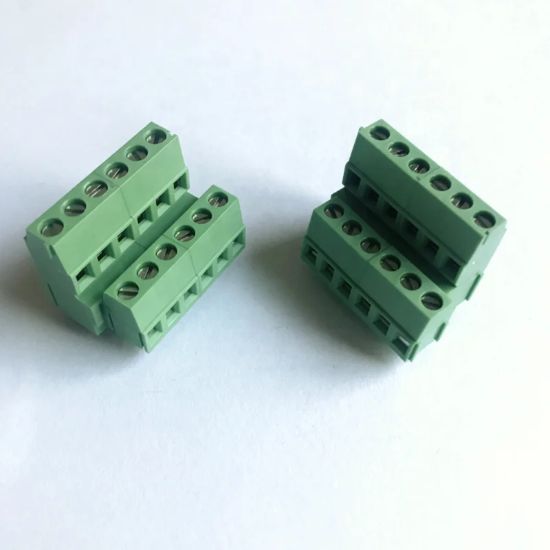 double row screw terminal block 500A 500B PCB Terminal block 5.08mm pitch Replace DEGSON DINKLE